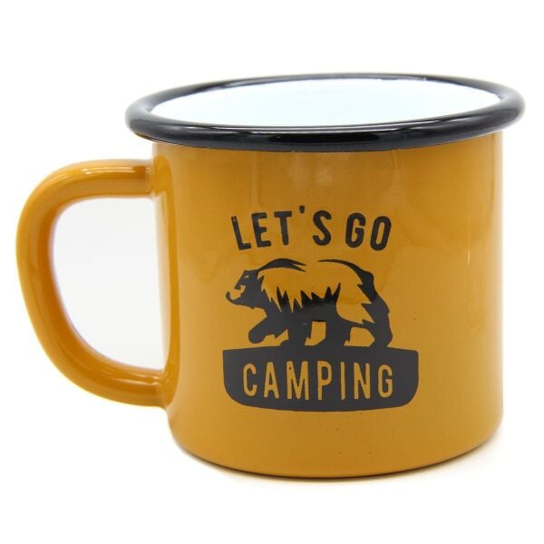 Emaye Kupa Sarı (Let's Go Camping)