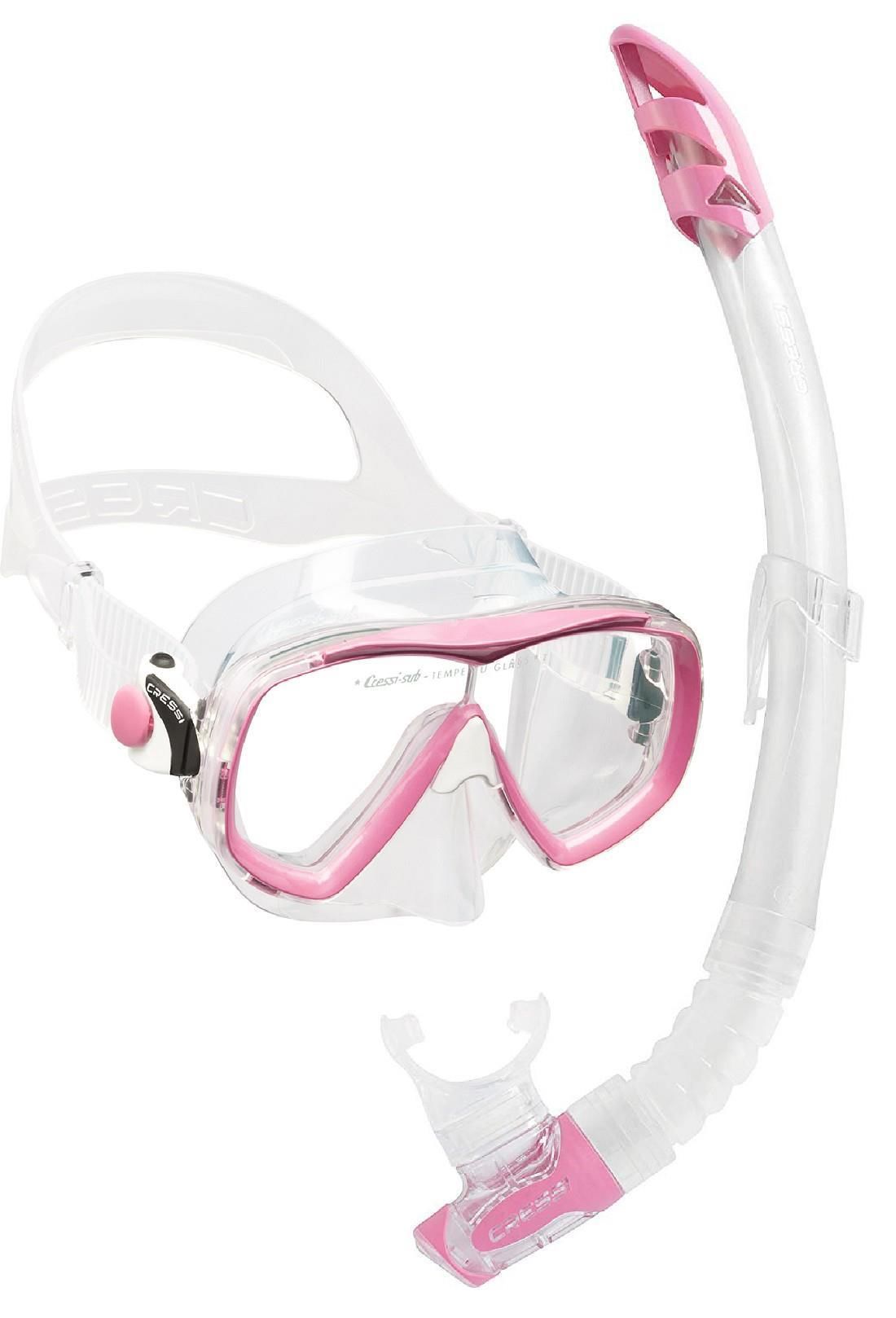 Cressi Estrella - Gamma Maske Şnorkel Set PINK