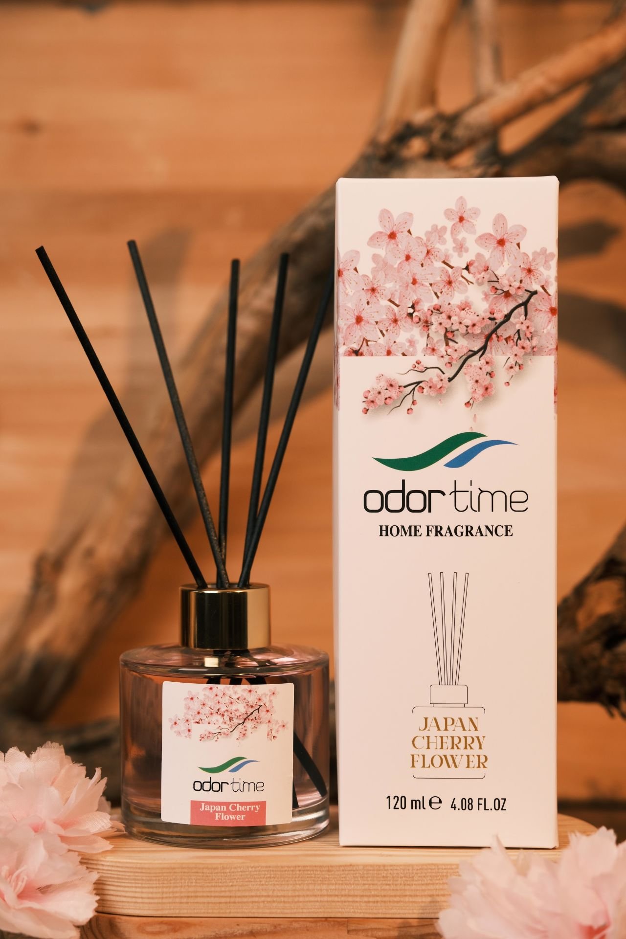 Japan Cherry Flower Oda Kokusu Bambu Çubuklu 120 mL