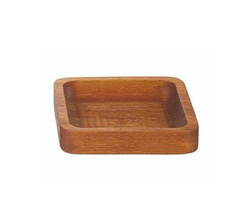 GRV-1901-2 Iroko Kare Sosluk-Çerezlik - 8×8 cm