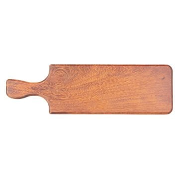 GRV-1856 Groovy İroko Kulplu Pide Sunum - 50x15x2,4 cm