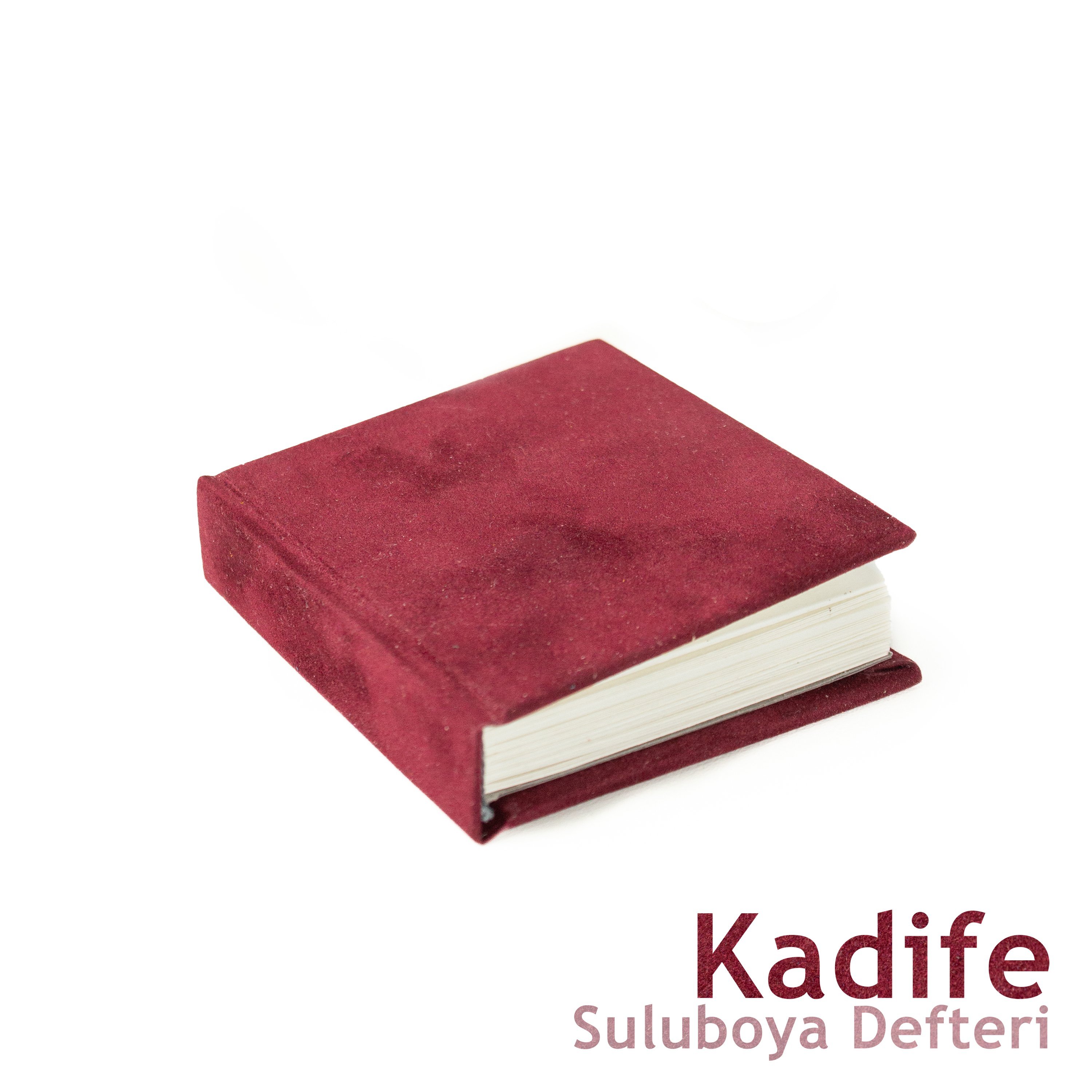 Kadife - Suluboya Defteri / Resim  Defteri - Mini (7x7cm)