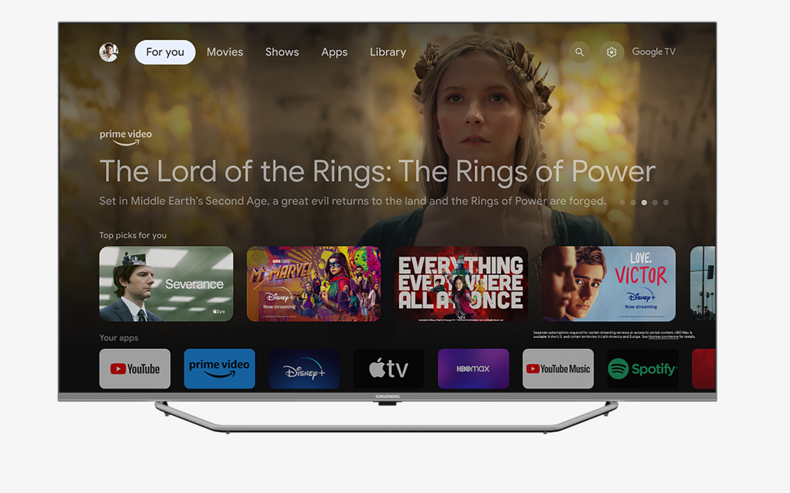 Grundıg RIO 55 GHU 8900 S Google TV