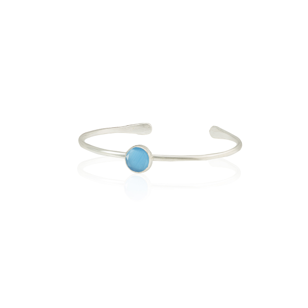 Bracciale da donna placcato in argento B15 - Design speciale realizzato a mano al 100%.