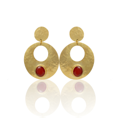 E26 22k Gold Plated Women's Earring - 100% Handcrafted Special Design