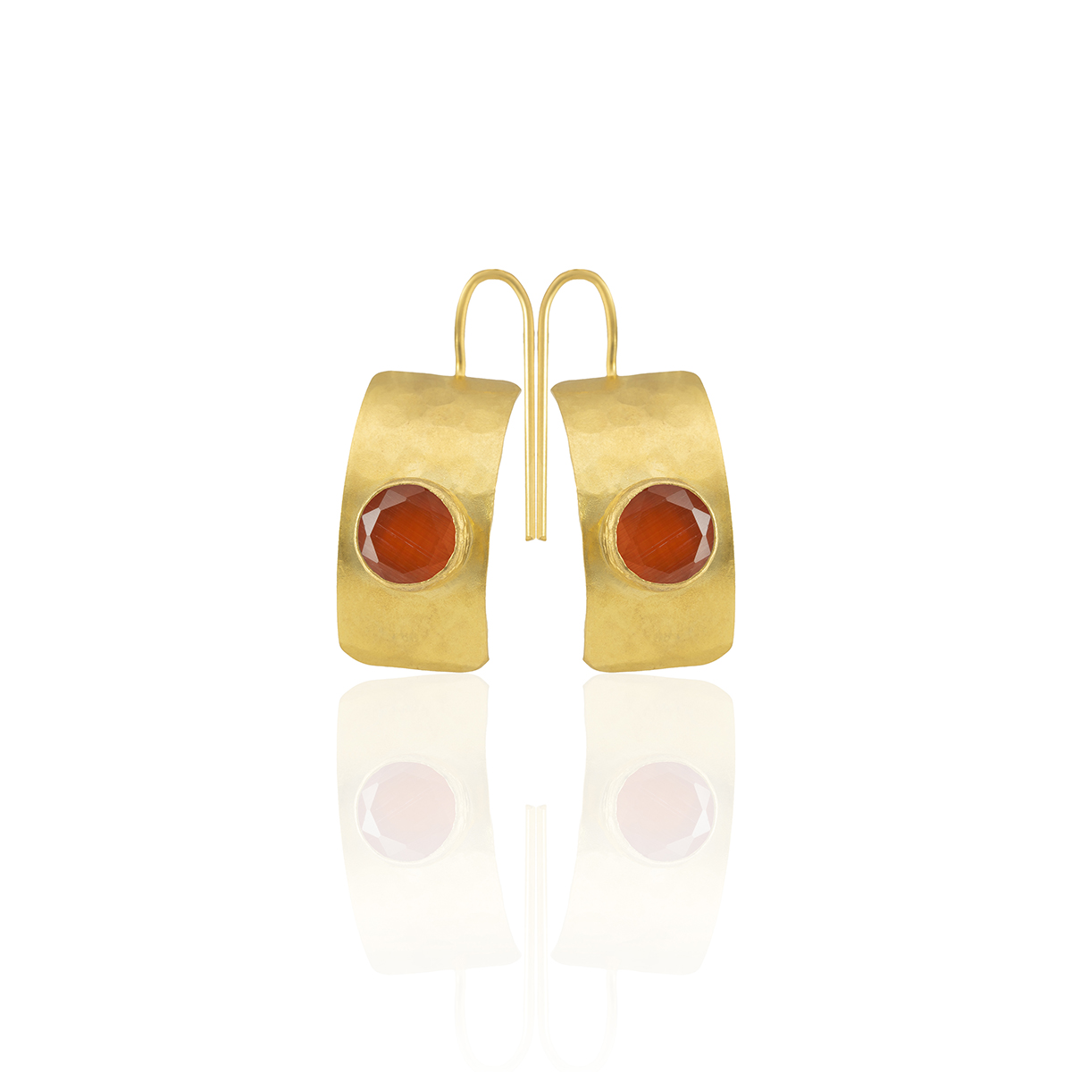 E22 22k Gold Plated Women's Earring - 100% Handcrafted Special Design