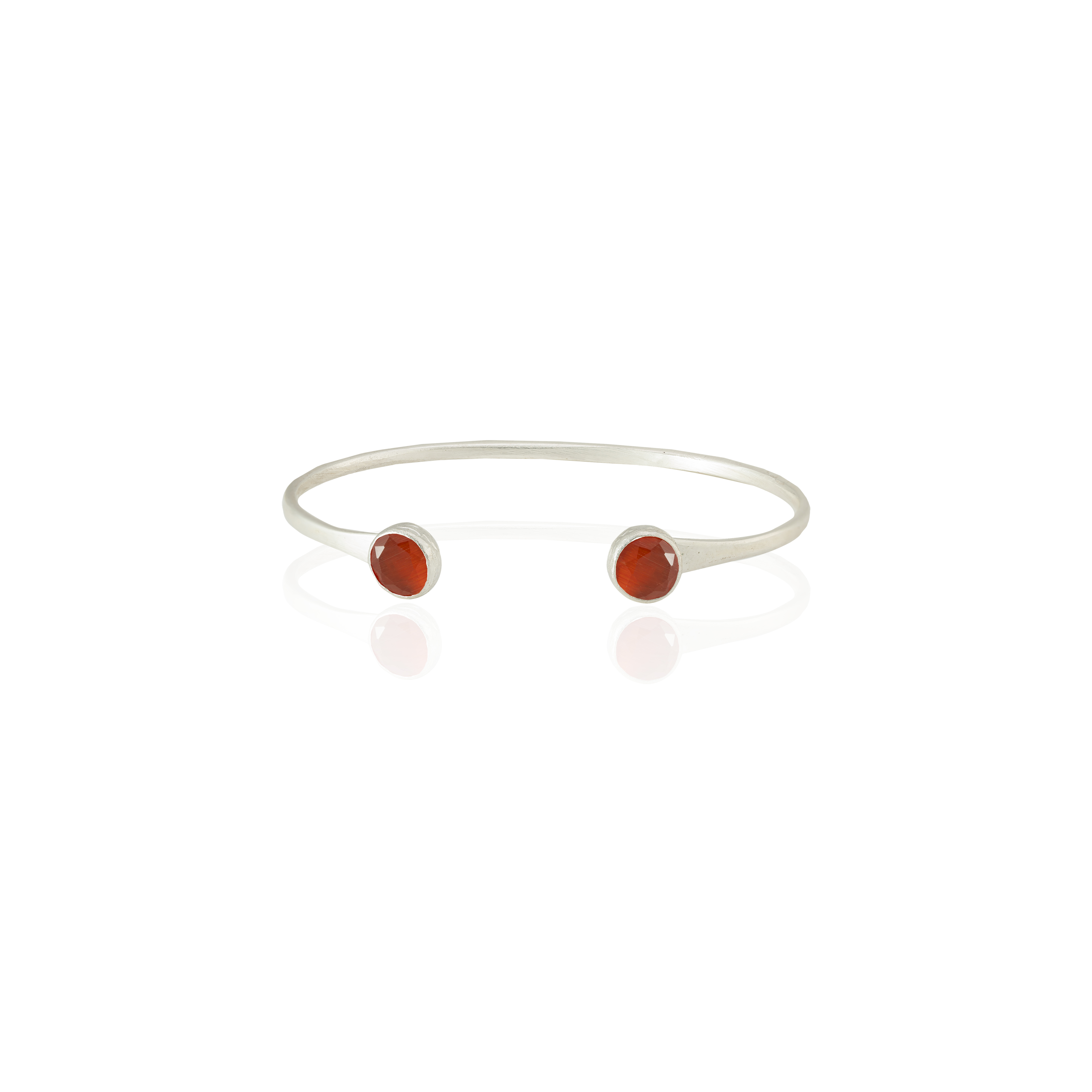 Pulsera de mujer bañada en plata B11 - Diseño especial 100% hecho a mano