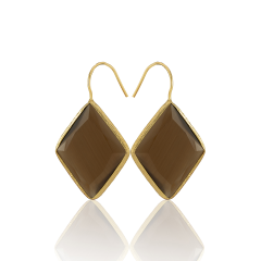 E17 22 Karat vergoldeter Damenohrring – 100 % handgefertigt, spezielles Design
