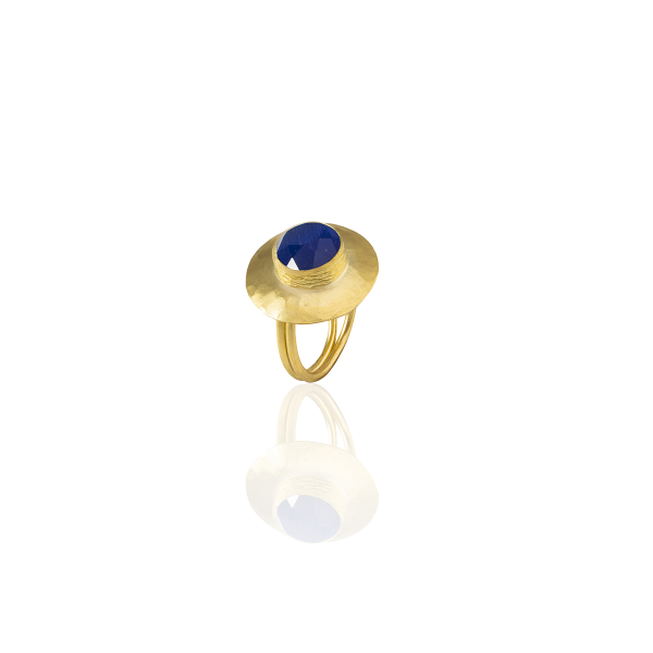 R12 Gold Plated Women's Ring - 100% Handcrafted Special Design