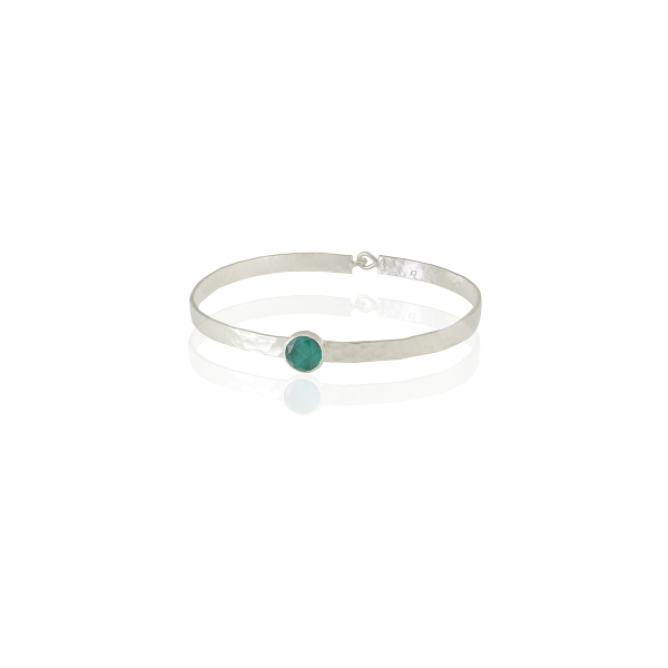 Bracciale da donna placcato in argento B03 - Design speciale realizzato a mano al 100%.