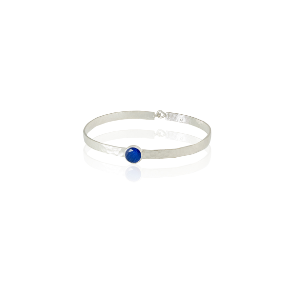 Bracciale da donna placcato in argento B03 - Design speciale realizzato a mano al 100%.