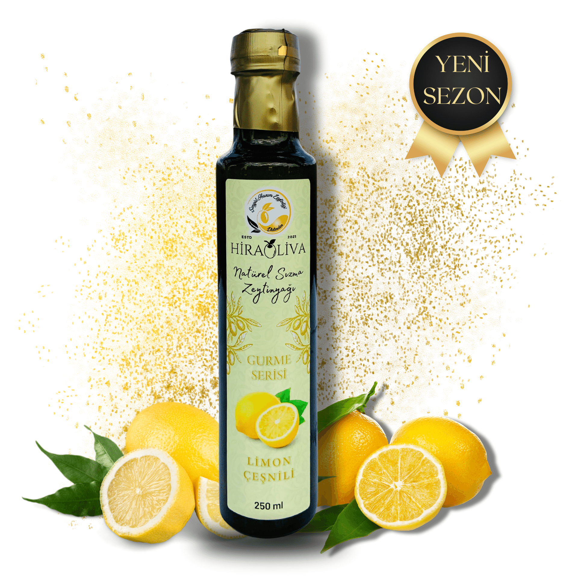 Gurme Seri Limon Çeşnili Zeytinyağı 250 mL