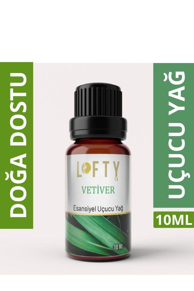 Vetiver Uçucu Yağ Buhurdanlık Esansı Oda Kokusu Uçucu Esansiyel Yağ Buhur Yağı 10ML