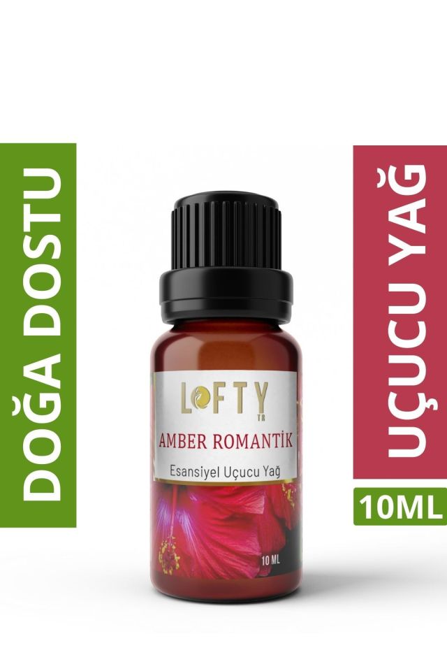 Amber Romantik Uçucu Yağ Buhurdanlık Esansı Oda Kokusu Esansiyel Yağ Buhur Yağı 10ML