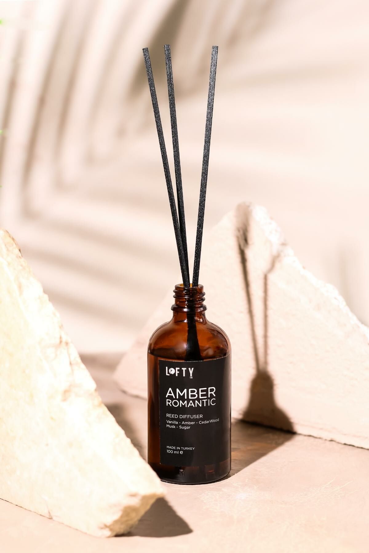 Amber Romantik Bambu Çubuklu Oda Kokusu 100 ML