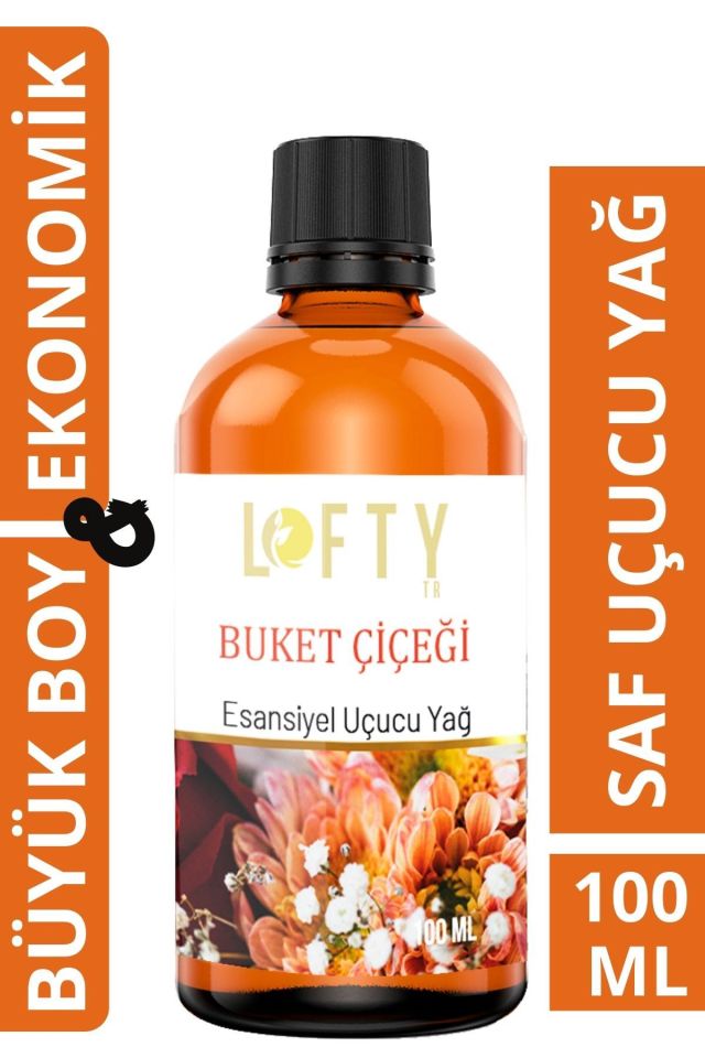 Buket Çiçeği Uçucu Yağ Buhurdanlık Esansı Oda Kokusu Uçucu Esansiyel Yağ Buhur Yağı 100ML