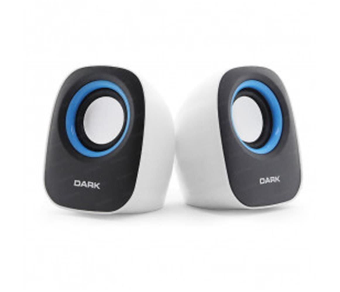 Dark  DK-AC-SP100 Beyaz 1+1 Multimedia USB Speaker