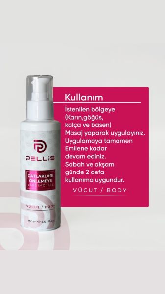 Pellis Çatlakları Önlemeye Yardımcı Jel 150 ML