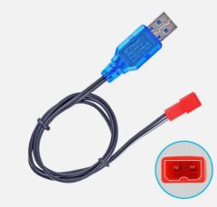 3.7v Jst Usb Pil Şarj Cihazı Kırmızı Soket