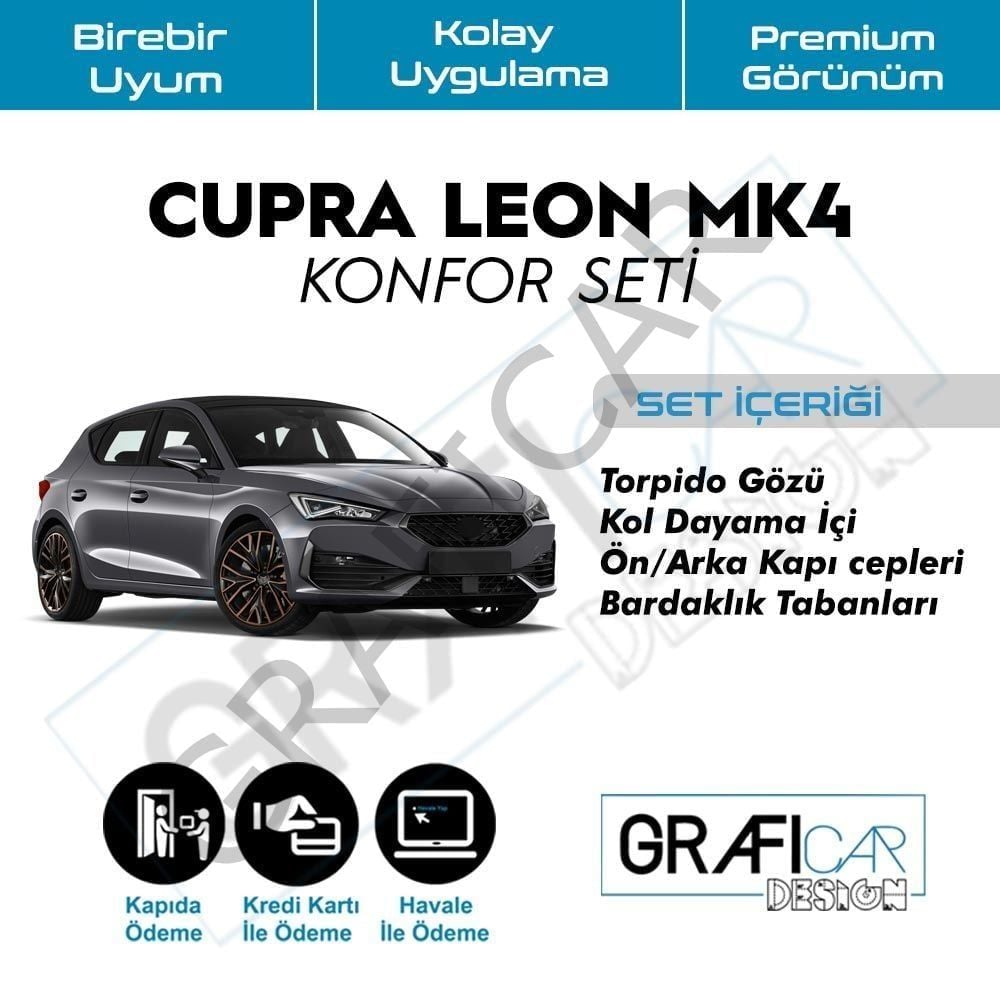 Cupra Leon MK4 Ready Made Fabric Covering Car Interior Accessories