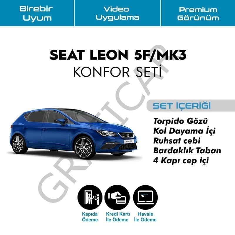 Seat Leon 5F/MK3-MK3.5 Konfor Seti 2013-2020