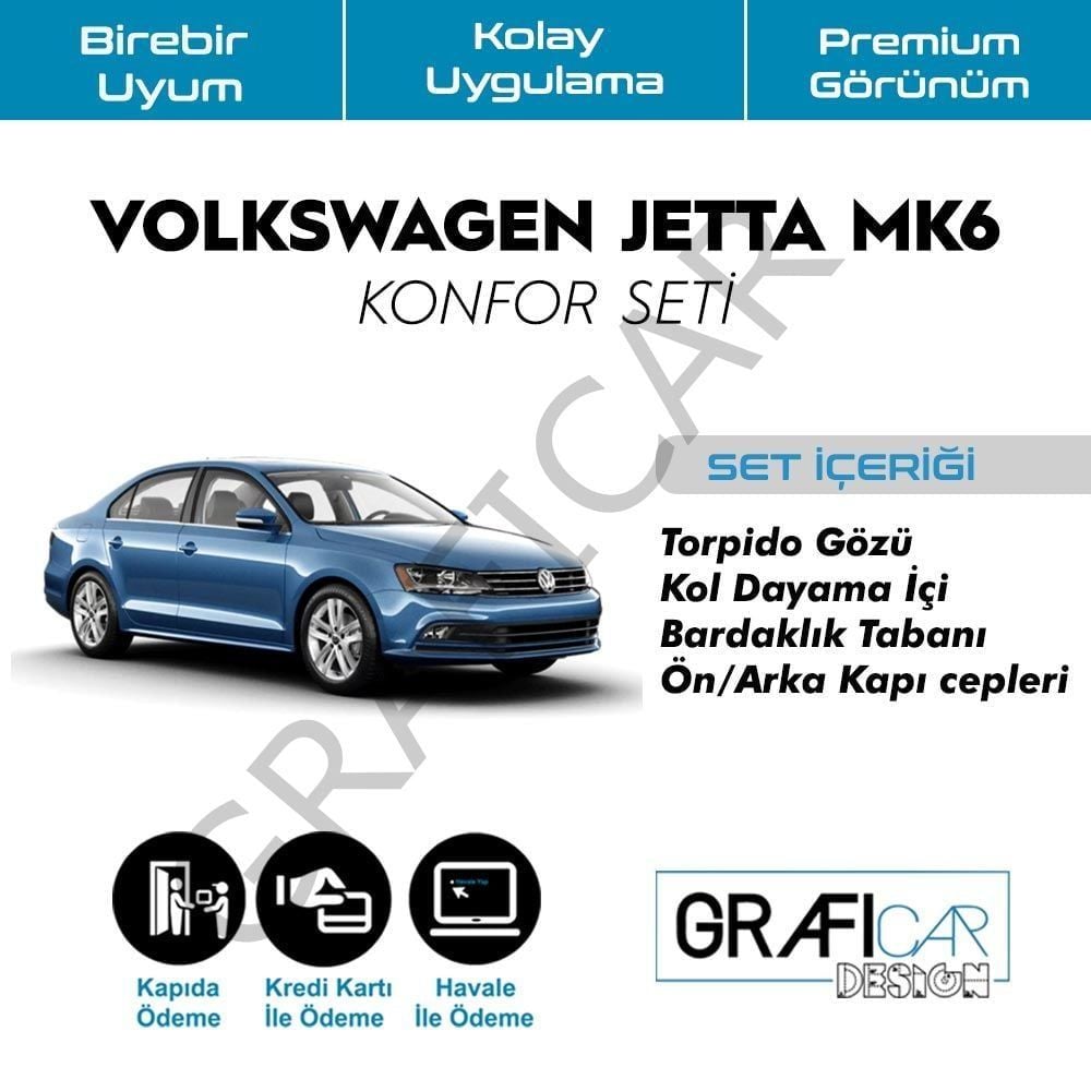Volkswagen Jetta MK6 Uyumlu Konfor Seti