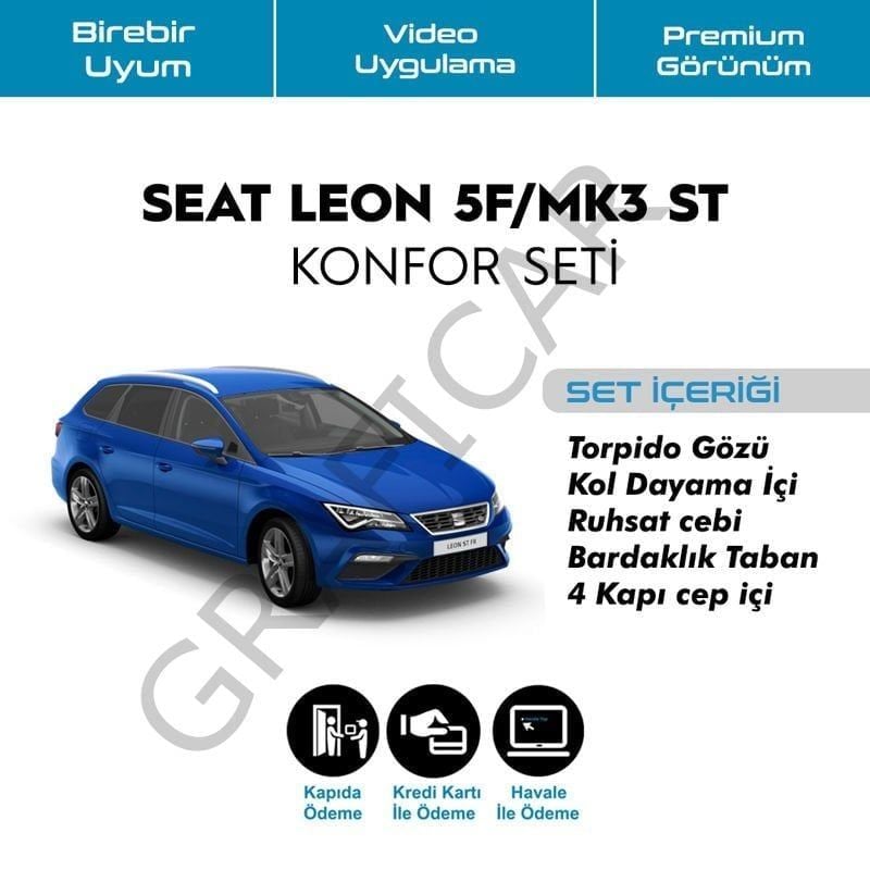 Seat Leon 5F/MK3-MK3.5/ST Konfor Seti