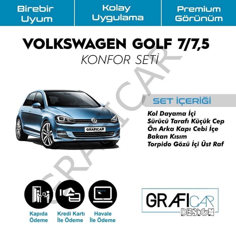 Volkswagen Golf MK7/7,5 Uyumlu Konfor Seti