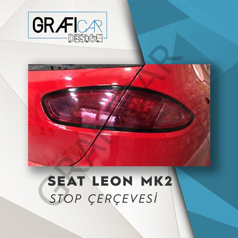 Seat Leon MK2 Stop Çerçeve Sticker