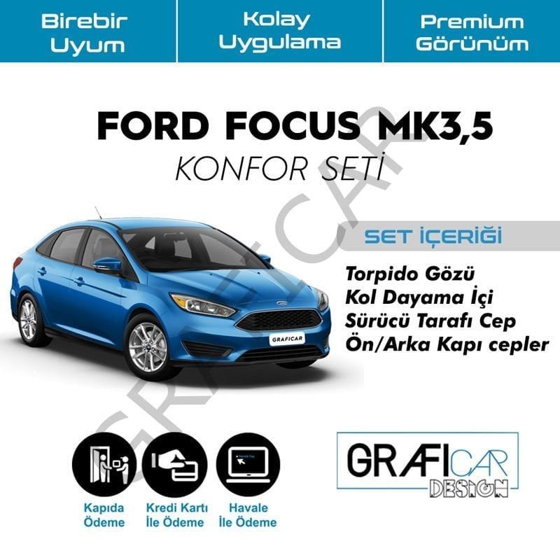 Ford Focus MK3,5 Konfor Seti / 2015-2018-Makyajlı Uyumlu