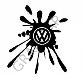 VW Splash Sticker / 2'li paket