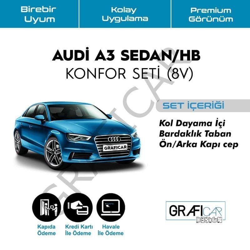 Audi A3/8V Konfor Seti - Sedan/Hatchback / 2012-2019