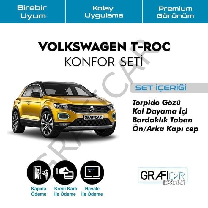 Volkswagen T-ROC Uyumlu Konfor Seti