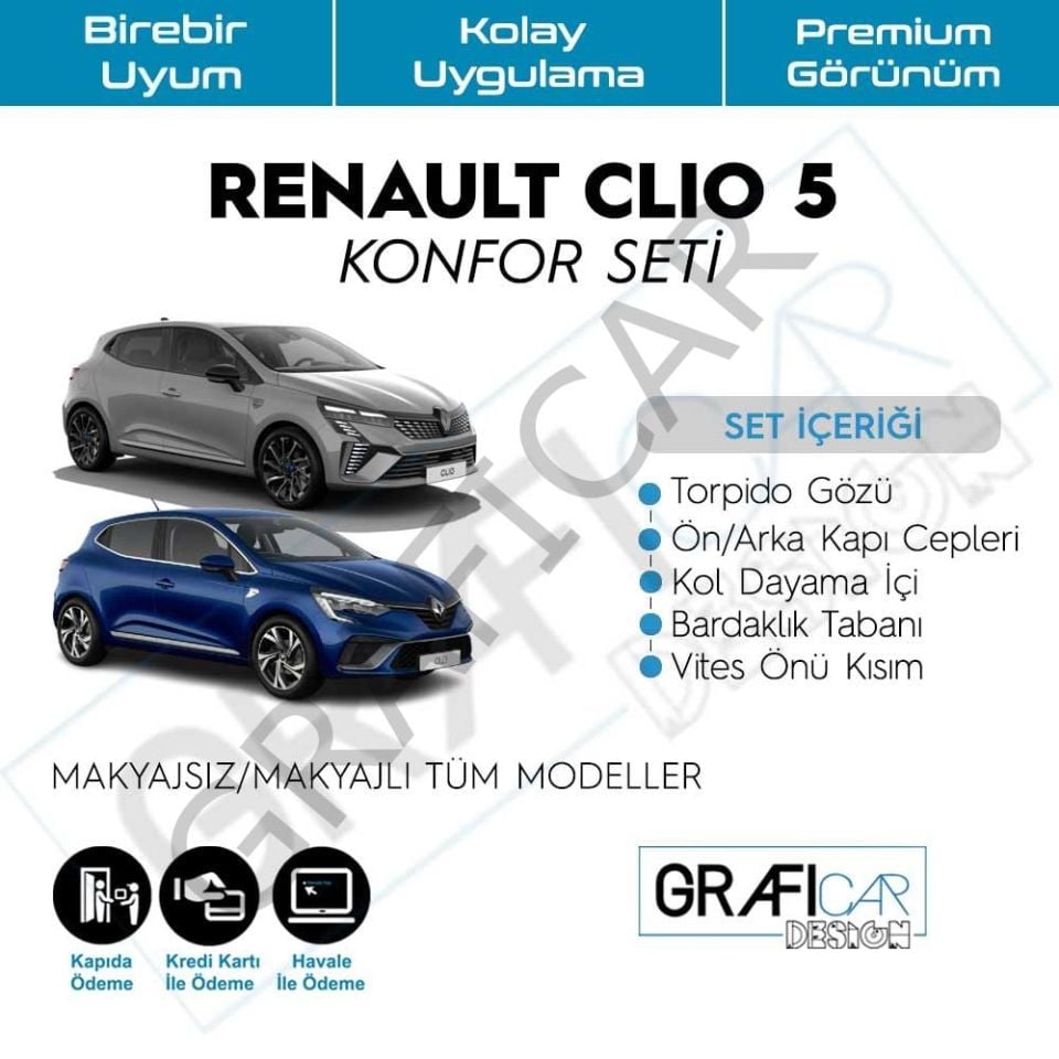 Renault Clio 5 Konfor Seti