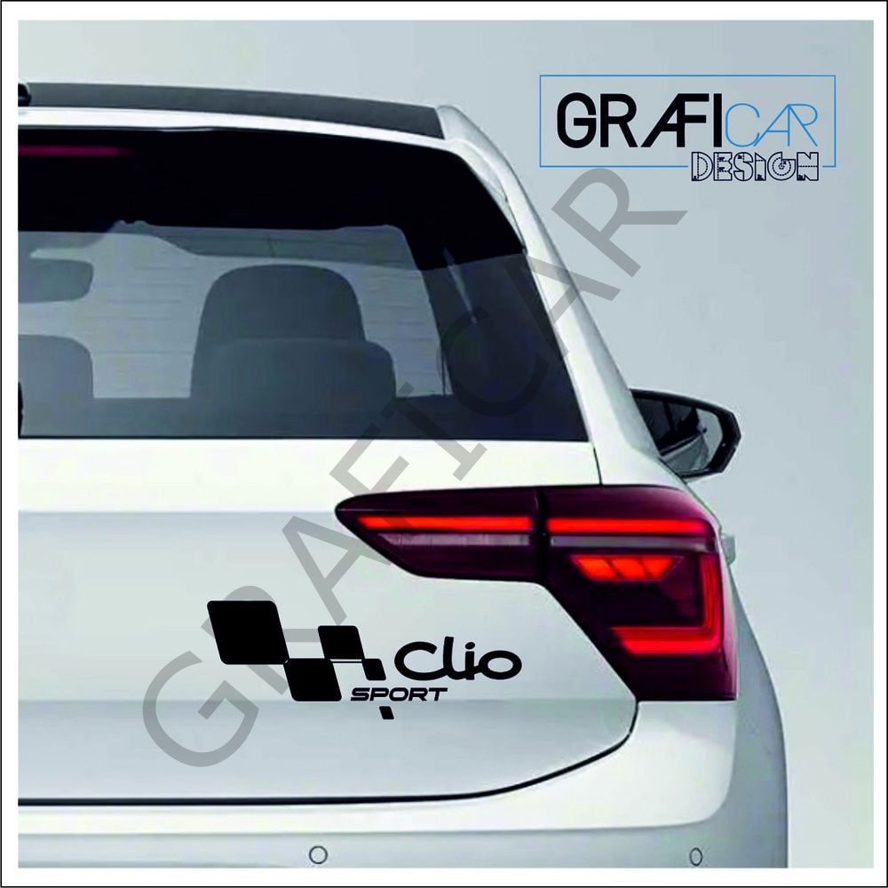 Clio Sport Sticker Küçük / 11cm x 4cm