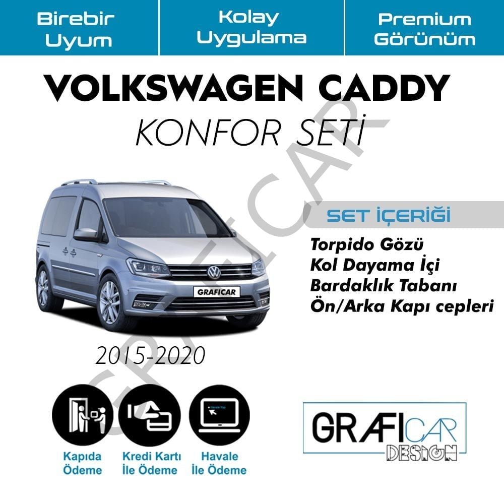 Volkswagen Caddy Uyumlu Konfor Seti / 2015-2020