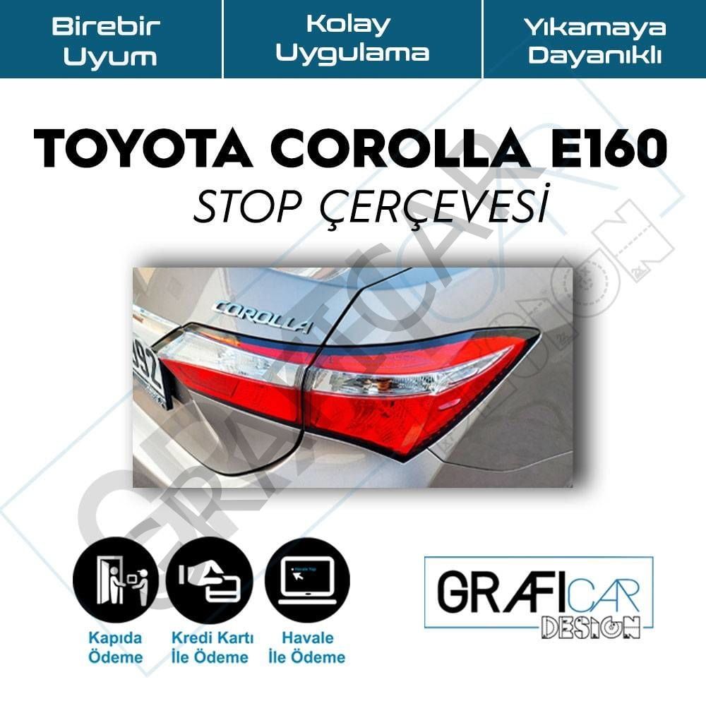 Toyota Corolla E160 Stop Çerçeve Sticker