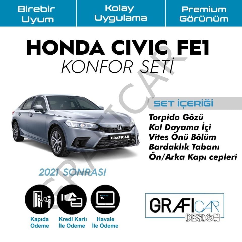 Honda Civic Sedan FE1 Konfor Seti / 2021 +