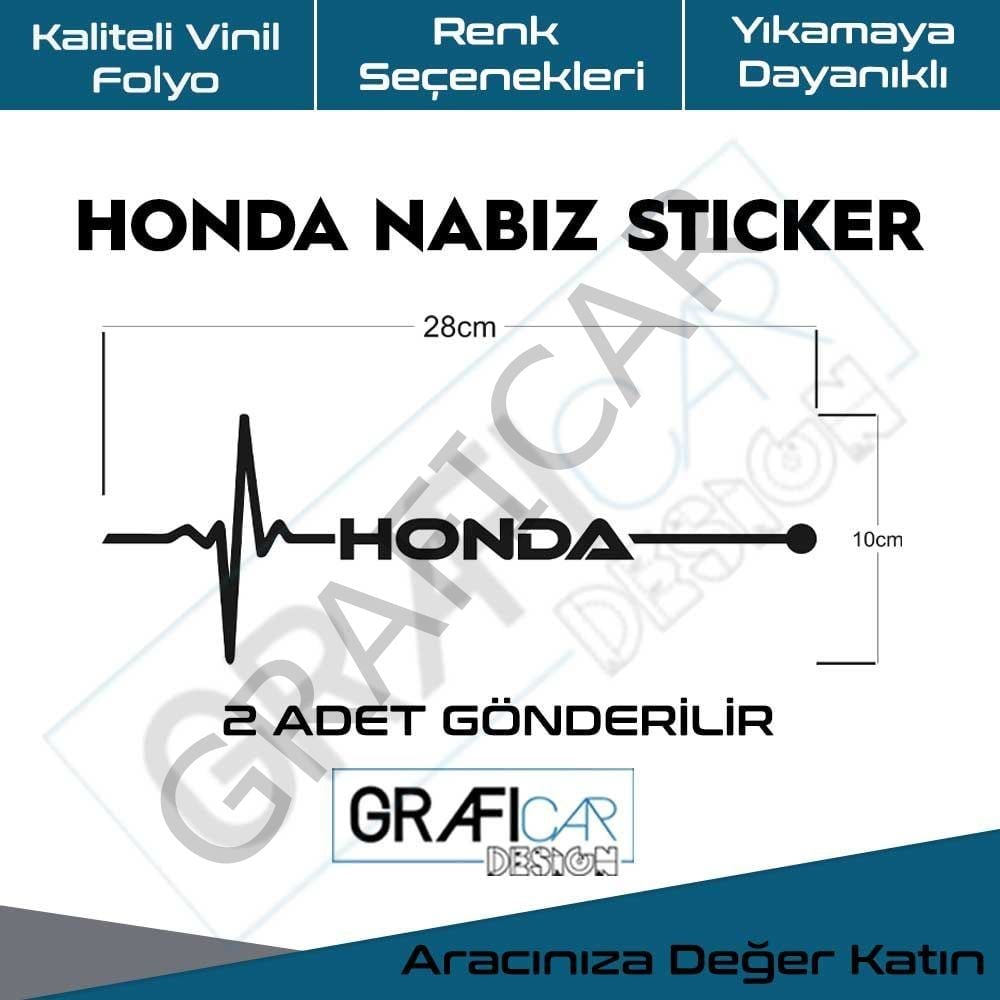 Honda Nabız Sticker