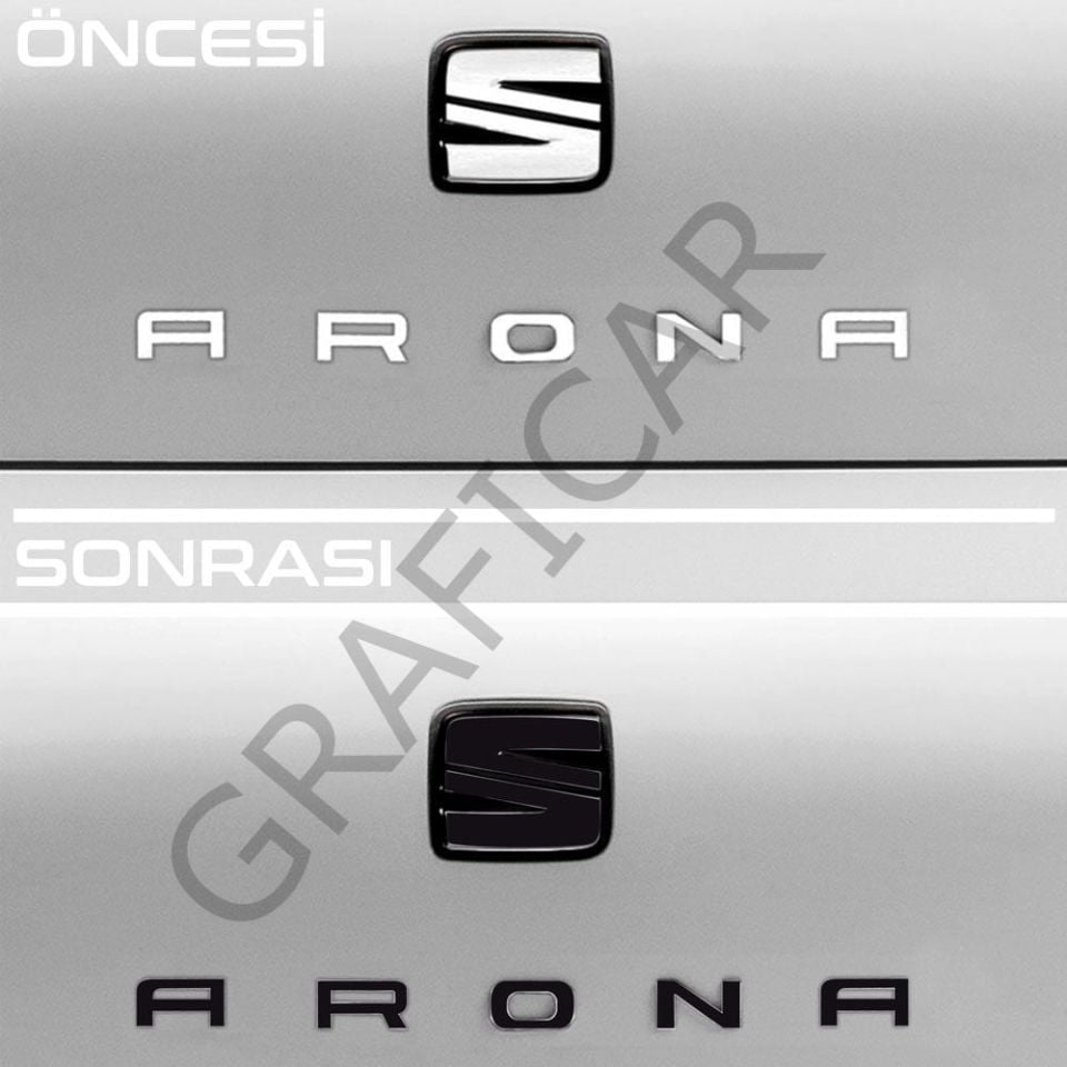 Seat Arona Amblem Sticker Set