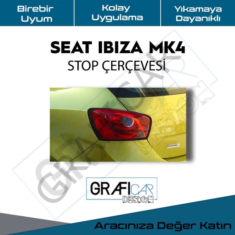 Seat Ibiza MK4 Stop Çerçeve Sticker