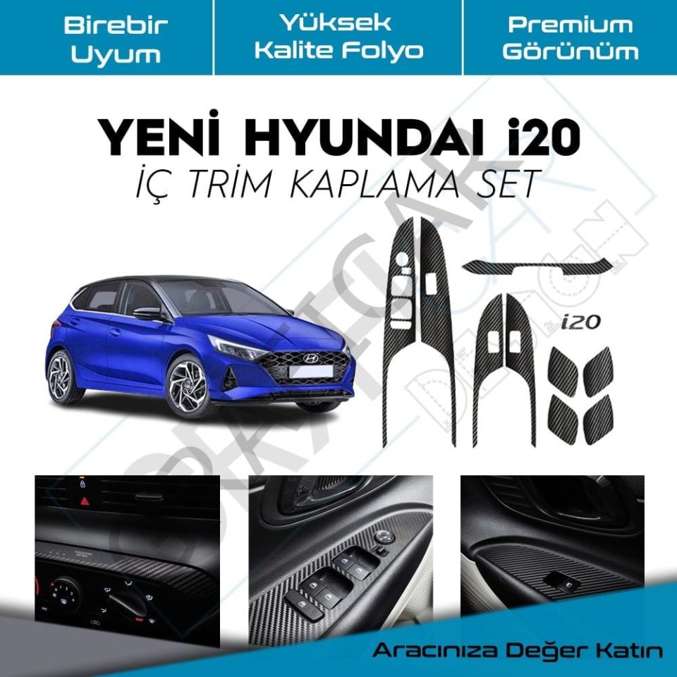 Hyundai i20 İç Trim Kaplama Set