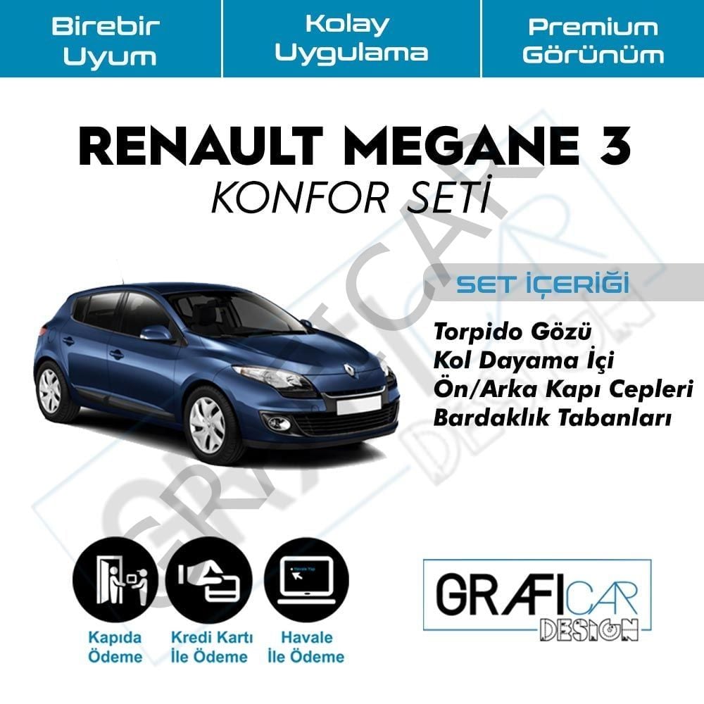 Renault Megane 3 Konfor Seti