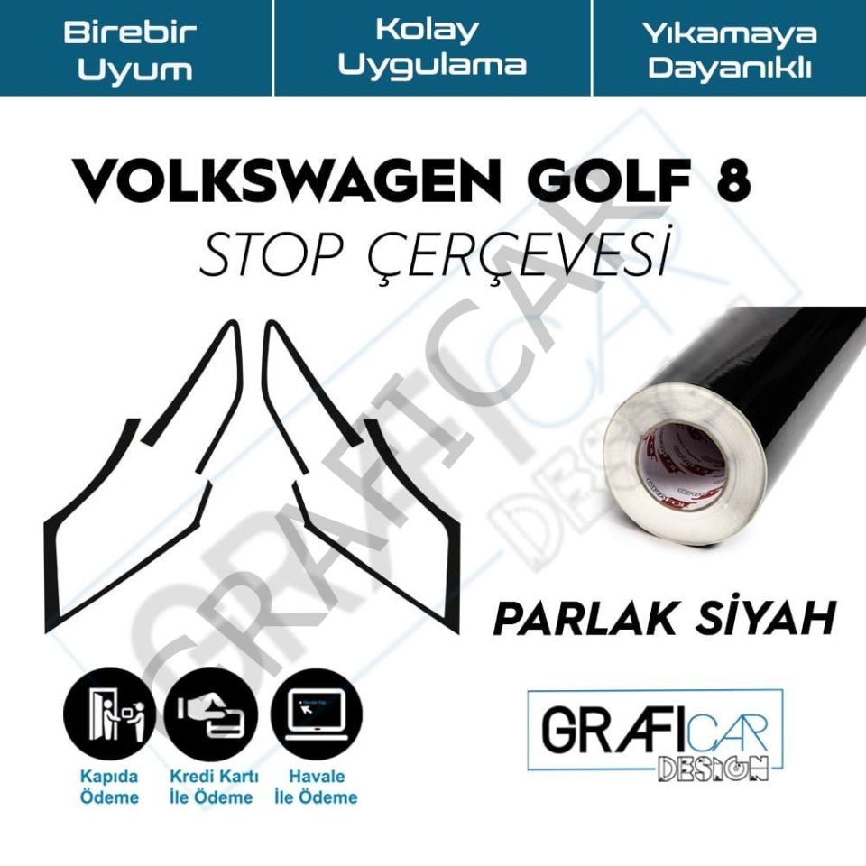 Volkswagen Golf 8 Uyumlu Stop Çerçevesi