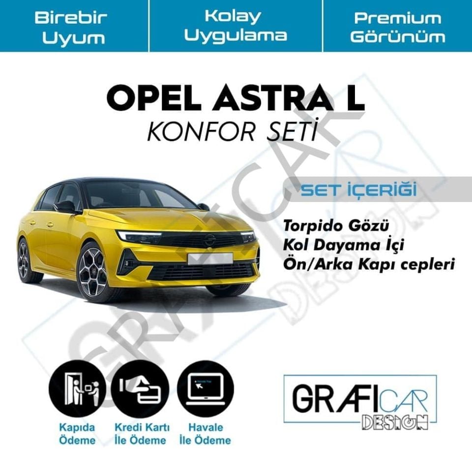 Opel Astra L Konfor Seti