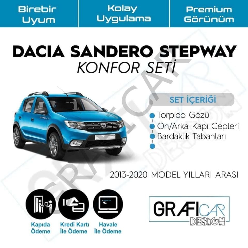 Dacia Sandero Stepway Konfor Seti / 2013-2020