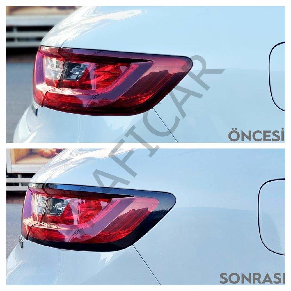 Renault Megane 4 Stop Frame Sticker MATTE BLACK - HATCHBACK