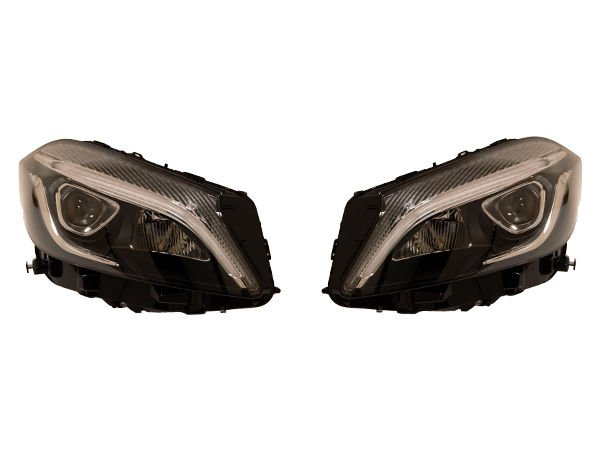 Komple Far W176 Set [MODIFIYE] Halojen=>Xenon 2012-18