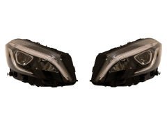 Komple Far W176 Set [MODIFIYE] Halojen=>Xenon 2012-18