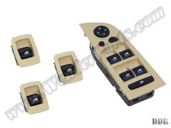 Cam Düğmesi E90+LCI Set Bej Çerçeveli; Karartmalı & Katlamalı Ayna